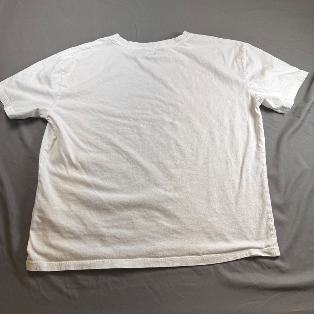 Roxy Graphic Tee Bordeau Roxy Since 1990 Palm Trees Sunset Women Medium White - Picture 8 of 8